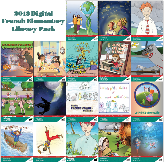 2018 Digital French Library Pack - eReaders for Ages 8-12 (1 year)