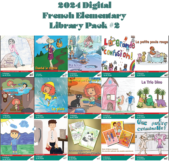 2023 Digital French  Library Pack #2 - eReaders for Ages 8-12 (1 year)