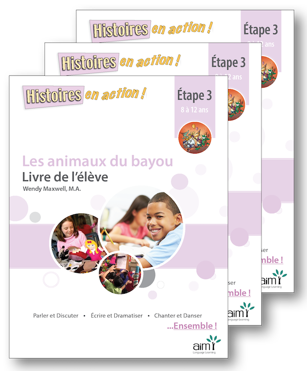 Les animaux du bayou 2021 Edition: Digital Student Workbooks (minimum of 10)