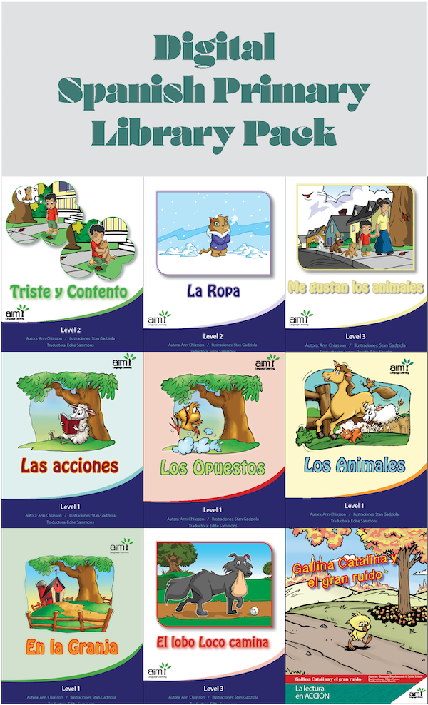 Digital Spanish Library Pack - eReaders for Ages 5-8 (1 year)