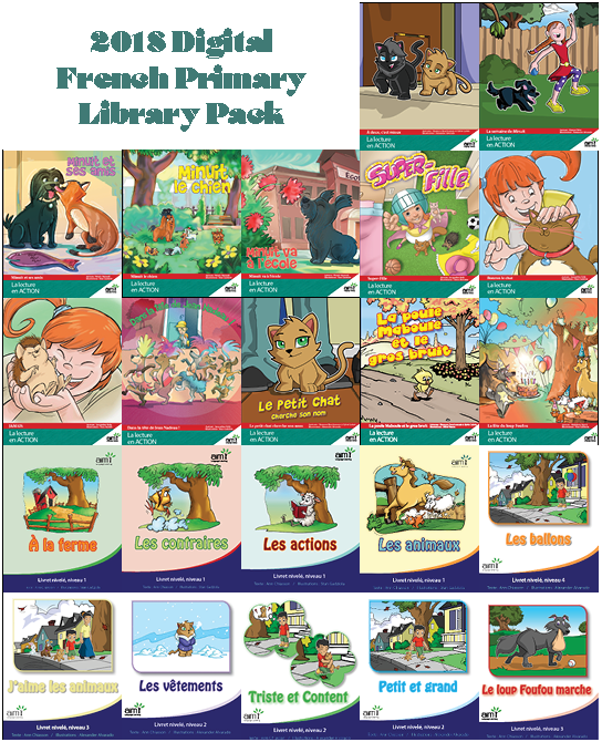 2018 Digital French Library Pack - eReaders for Ages 5-8 (1 year)