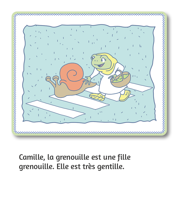 Camille grenouille aide ses amis - Reader