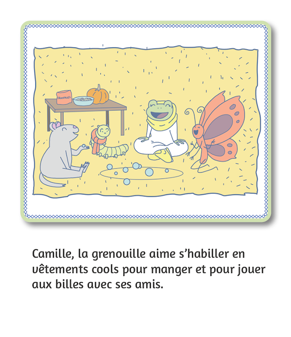 Camille grenouille aide ses amis - Reader