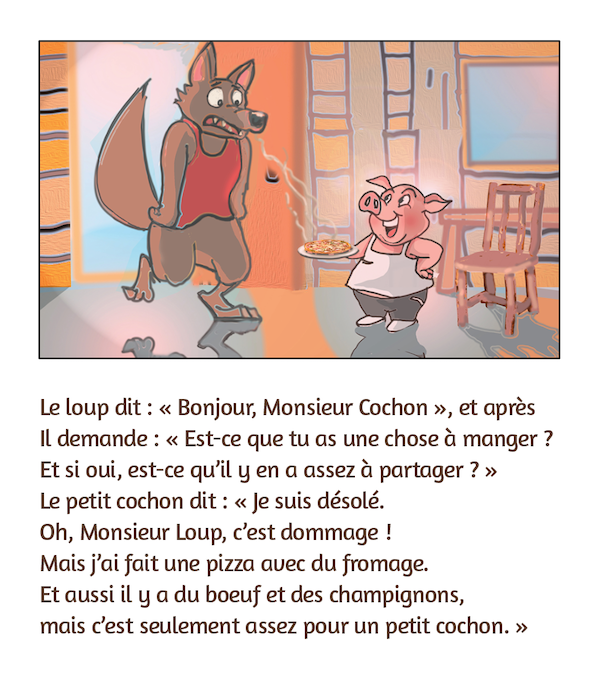 Faim! La vraie histoire du loup - Reader