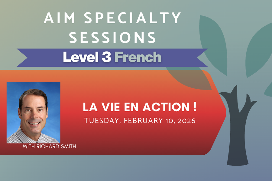 Live Online Workshop - La vie en action ! - Level 3 - Tuesday, February 10th, 2026
