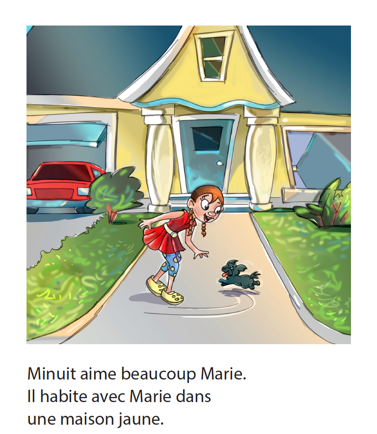 Minuit va à l'école - Reader (minimum of 6)