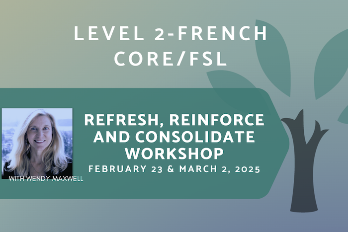 AIM Virtual Winter Institute 2025 - Level 2 - Refresh, Reinforce and Consolidate - French